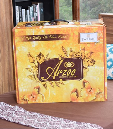 ARZOO 12PCS BEDSHEET SET BOX (PLUSHMINK)